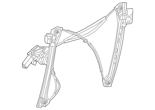 2057204127 - Front Doors: Window Lifter for Mercedes-Benz: C43 AMG, C63 AMG, C63 AMG S, E400, E450, E53 AMG Image image