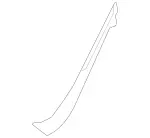 22169007258Q22 - Body: Lower Quarter Trim for Mercedes-Benz Image