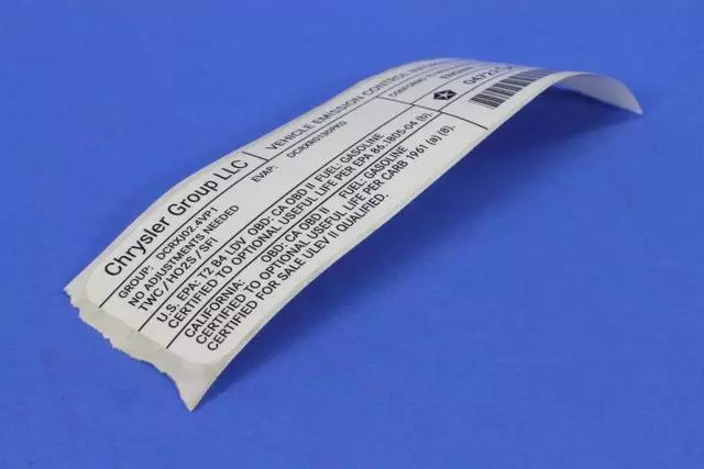 Veci Label Label - Mopar (4722041AA)