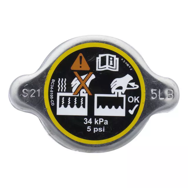 BC3Z8100B - Cooling System: Cap for Ford: F-250 Super Duty, F-350 Super Duty, F-450 Super Duty, F-550 Super Duty Image