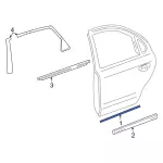 7G1Z5425557APTM - Body: Lower Molding for Ford: Five Hundred, Taurus | Mercury: Sable Image