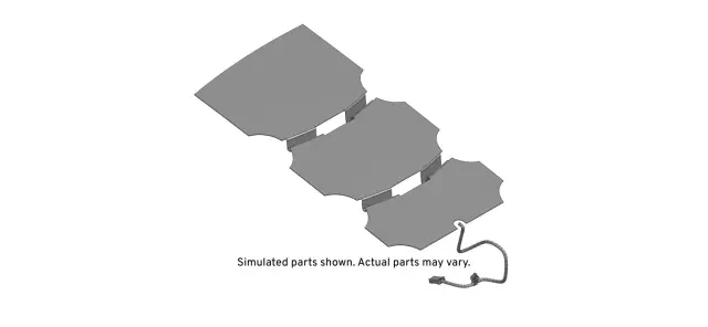 23444519 - Body: Seat Cushion Heater for Cadillac: Escalade, Escalade ESV | Chevrolet: Suburban, Tahoe | GMC: Yukon, Yukon XL Image
