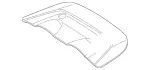 209750007528 - : Trunk Lid for Mercedes-Benz: CLK320, CLK350, CLK500, CLK55 AMG, CLK550, CLK63 AMG Image