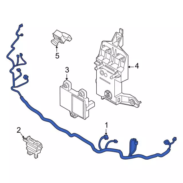 Wire Parking Distance Aid Se - Ford (LX6Z-15K867-DQ)