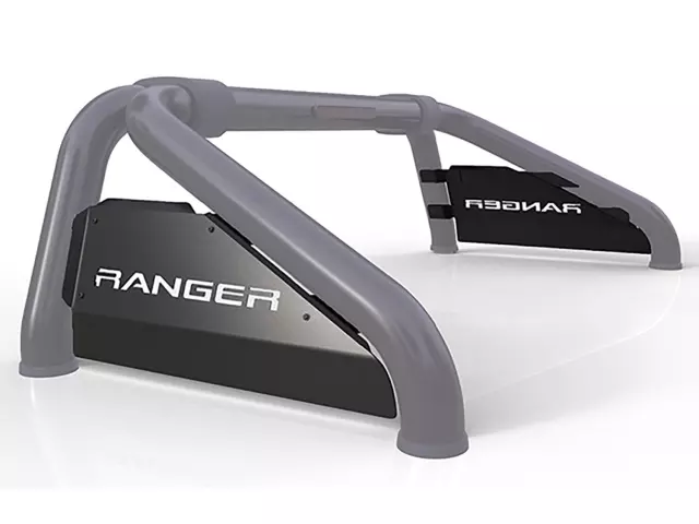 VKB3Z99286F86A - : Sports Bar Side Plate Kit - Black for Ford: Ranger Image