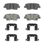 OEX1848 - : OEX Rear Disc Brake Pad Set Premium Ceramic for WAGNER BRAKE Image