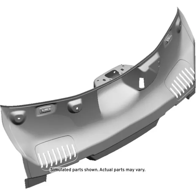 85829216 - Body: Rear Panel Trim for Chevrolet: Corvette Image