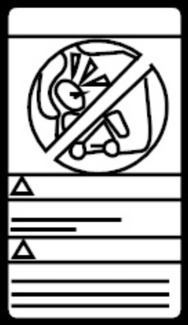 79993EA500 - Body: Info Label for Infiniti Image