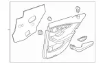 20573049019H15 - : Door Trim Panel for Mercedes-Benz Image