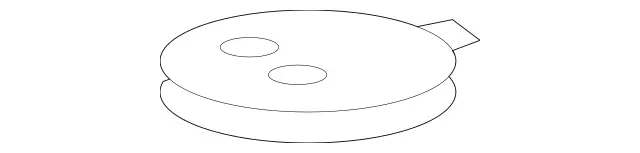 2308690008 - Windshield Washer, Emergency Equipmt: Cover for Mercedes-Benz: GL320, GL550, ML320, ML350, ML450, ML500, ML550, ML63 AMG, SL500, SL55 AMG, SL550, SL600, SL63 AMG, SL65 AMG Image image