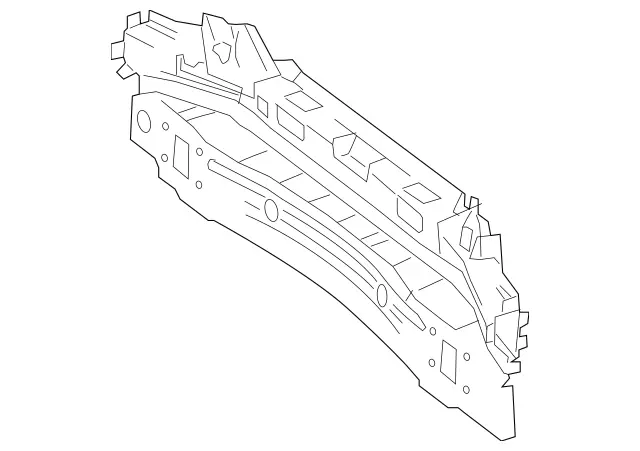 2226403300 - Rear End: Rear-End Center Section for Mercedes-Benz: Maybach S550, Maybach S560, Maybach S600, Maybach S650, S450, S550, S550e, S560, S600, S63 AMG, S65 AMG Image image