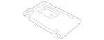 20881020107D52 - Body: Sun-visor for Mercedes-Benz Image
