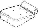 BC3Z28632A22A - Body: Seat Cushion Pad for Ford: F-250 Super Duty, F-350 Super Duty, F-450 Super Duty Image