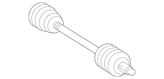 2303507810 - Universals &amp; Rear Axle: Axle Assembly for Mercedes-Benz Image