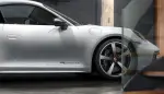 99204482015NB0 - Exterior: Model Designation on Doors - Blue for Porsche Image