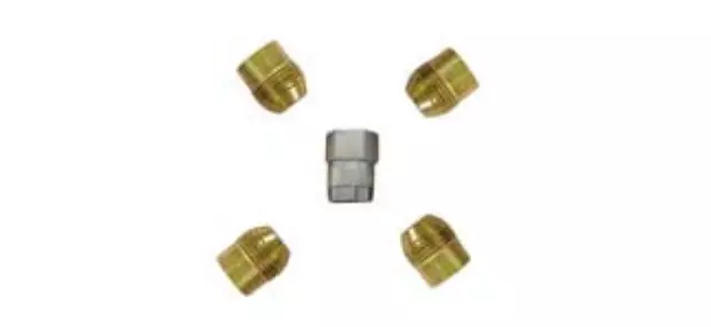 12498081 - Wheels: Wheel Locks, 10pc for Buick: Century, LaCrosse, LeSabre, Park Avenue, Rainier, Regal, Rendezvous | Cadillac: CTS, DeVille, DTS, SRX, STS | Chevrolet: Equinox, Impala, Monte Carlo, SSR, Trailblazer, Trailblazer EXT, Venture | GMC: Envoy, Envoy XL, Envoy XUV Image