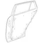 2927305201 - : Door Shell for Mercedes-Benz Image