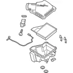 AR3Z9600E - Engine: Air Cleaner Assembly for FORD Image