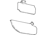 3C3Z2504104DAB - Body: Sun-visor for Ford: F-250 Super Duty, F-350 Super Duty, F-450 Super Duty, F-550 Super Duty Image
