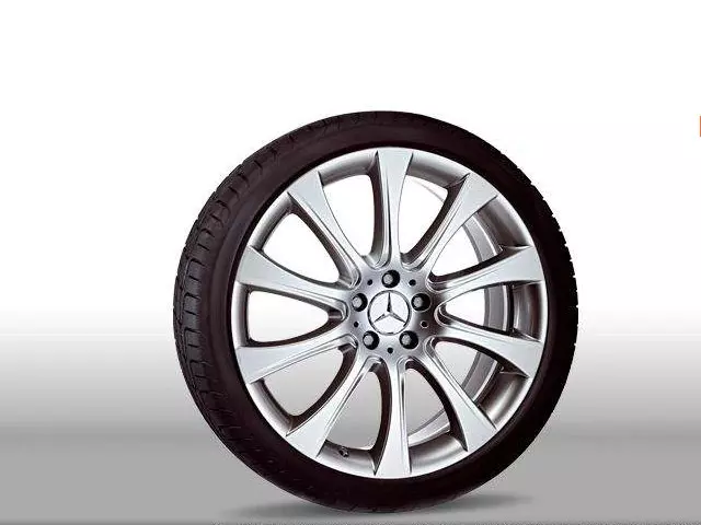 66474214 - : Wheel Alloy Alaraph 8.5x20 - Sterling Silver - Front for Mercedes-Benz Image