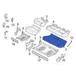 ML3Z1663805CE - Body: Cushion Cover for Ford: F-150 Image