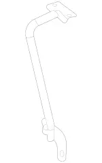 1678803300 - Cowl, Front Panel: Mounting Bracket for Mercedes-Benz Image