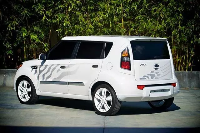 2K020ADU01 - : Body Graphics, White Tiger for Kia Image