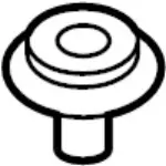 960485DA0A - : Spoiler End Clip for Infiniti Image