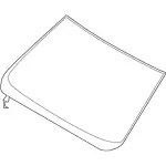 KB3Z2103100A - : Windshield for Ford: Ranger Image