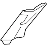 7T4Z7831005AA - Body: Upper Trim Panel for Ford: Edge | Lincoln: MKX Image