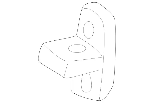 1717200204 - Front Doors: Lock Striker for Mercedes-Benz: CLK320, CLK350, CLK500, CLK55 AMG, CLK550, CLK63 AMG, SLK280, SLK300 Image image