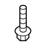 W505256S424 - : Knee Air Bag Screw for Ford: Flex | Lincoln: MKZ Image