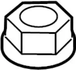 143724M50A - Engine: Engine Cover Nut for Infiniti Image