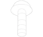 4382 - Electr. System: Bolt and Washer Assembly for Mercedes-Benz Image