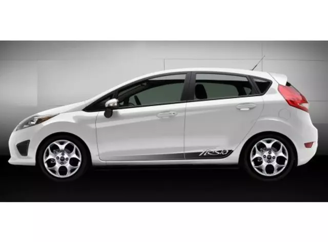 DE8Z5420000AA - Exterior: Lower Door Stripe - Ebony for Ford: Fiesta Image