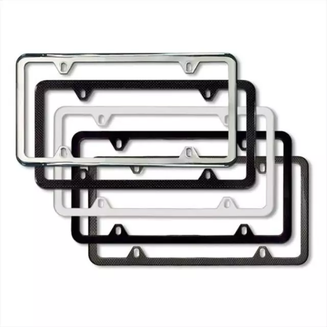 82120010399 - Exterior: 2009-2025 BMW - License Plate Frame Slimline for BMW: 128i, 135i, 135is, 228i, 228i xDrive, 230i, 230i xDrive, 320i, 320i xDrive, 328d, 328d xDrive, 328i, 328i xDrive, 330e, 330i, 330i GT xDrive, 330i xDrive, 335d, 335i, 335i GT xDrive, 335i xDrive, 335is, 340i, 340i GT xDrive, 340i xDrive, 428i, 428i xDrive, 430i, 430i Gran Coupe, 430i xDrive, 435i, 435i xDrive, 440i, 440i xDrive, 528i, 528i xDrive, 530i, 530i xDrive, 535d, 535d xDrive, 535i, 535i GT, 535i GT xDrive, 535i xDrive, 540d xDrive, 540i, 540i xDrive, 550i, 550i GT xDrive, 550i xDrive, 640i, 640i xDrive, 650i, 650i xDrive, 740e xDrive, 740i, 740i xDrive, 740Li, 740Li xDrive, 750i, 750i xDrive, 750Li, 750Li xDrive, 760Li, 840i, 840i Gran Coupe, Alpina B6 xDrive Gran Coupe, Alpina B7, M2, M235i, M235i xDrive, M240i, M240i xDrive, M3, M340i, M4, M440i Gran Coupe, M5, M550i xDrive, M6, M760i xDrive, M8, X1, X2, X3, X4, X5, X6, X7, Z4 Image