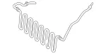 1714602624 - : Power Steering Cooler Tube for Mercedes-Benz Image