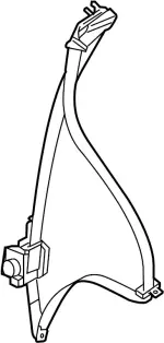 86884AM806 - Electrical: Belt &amp; Retractor for Infiniti Image