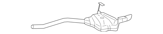 164490801564 - : Muffler for Mercedes-Benz Image