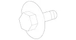914007006047 - Front Panel: Bolt and Washer Assembly for Mercedes-Benz Image