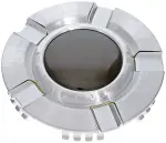 909027 - : Center Wheel Cap Brushed Aluminum for Dorman Image