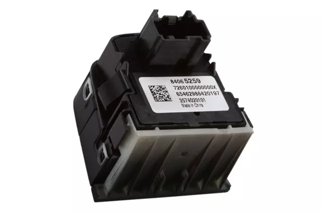 Jet Black Vehicle Stability Control System Switch - GM (84065259)