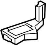 21468AC800 - : Radiator Support Air Duct for Infiniti Image