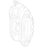 4634211298 - : Floating Brake Caliper for Mercedes-Benz Image