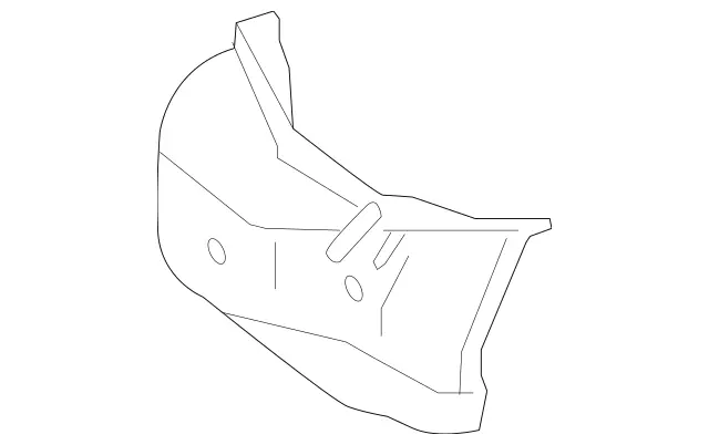 1726200100 - Cowl, Front Panel: Firewall for Mercedes-Benz Image