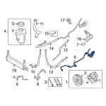 LC3Z3A719E - Steering: Power Steering Pressure Hose for Ford Image