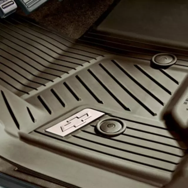 84357860 - : Floor Liners, All-Weather for Chevrolet: Silverado 1500, Silverado 1500 LD, Silverado 2500 HD, Silverado 3500 HD, Suburban, Suburban 3500 HD, Tahoe Image