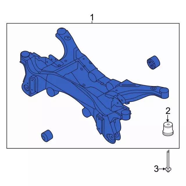 LX6Z5035AH - : 2021-2024 Ford Bronco Sport - Cross-Member for Ford: Bronco Sport Image
