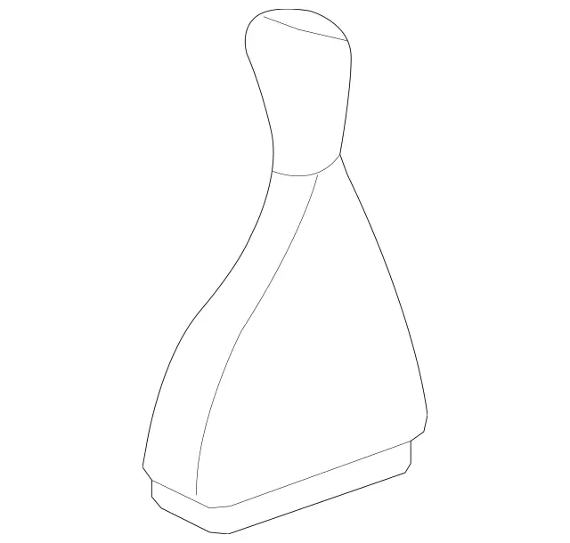 2042676210 - Automatic MB Transmission: Selector Lever Knob for Mercedes-Benz: C250, C300, C350, E250, E350, E550, E63 AMG Image