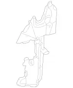 2305052230 - Cooling System: Baffle for Mercedes-Benz Image